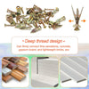 A set of self-drilling drywall anchors and screws used for connecting materials like sandstone, concrete, and lightweight bri
