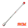 Silver adjustable airless paint sprayer extension rod with red cap and 50cm length