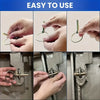 Hands demonstrate the easy use of a steel O-ring assortment kit for towing, showing how to attach and remove rings.