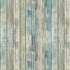 Textur aus verwittertem Holzmuster in vertlichem Hellblau und Grau