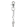 Heavy duty metal glove clips for work and outdoor use featuring a silver metal clip.