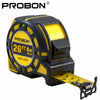 A yellow and black PROBON dual-lock tape measure showing a 26ft 8m measurement.