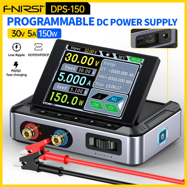 Portables programmierbare DC-Stromversorgungseinheit mit digitaler Anzeige und Akkueladungsschnittstelle