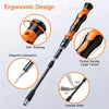 An ergonomic precision screwdriver set featuring a magnetic handle, flexible shaft, and multi-angle tools.