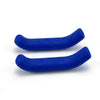 Blue silicone brake lever protector covers for bicycles