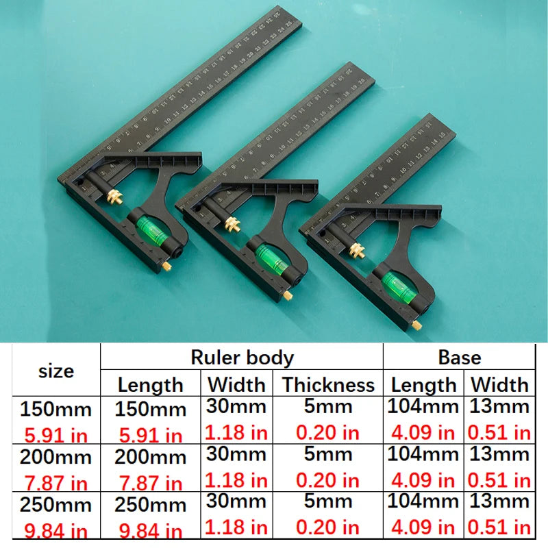 A set of precision measuring tools featuring various sized rulers and bases for accurate measurement.