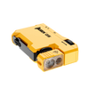 A yellow Wuben G5 rechargeable EDC flashlight shown from the side.