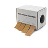 A box of multi abrasive rolls in various grits, including 150 grit, 240 grit, 320 grit, and 400 grit.