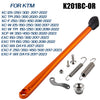 Orange motorcycle side stand kickstand kit for KTM motorcycles with various model compatibility options