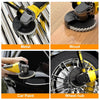 Set Polierwalzen aus Wolle zum Restaurieren von Metall, Holz, Lack und Radnaben.