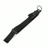 Durable schwarzer Gepäckriemen und Rucksackclip-Set mit Metallring.