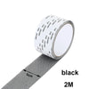 Black window screen repair tape roll with a 5cm width and 2M length.