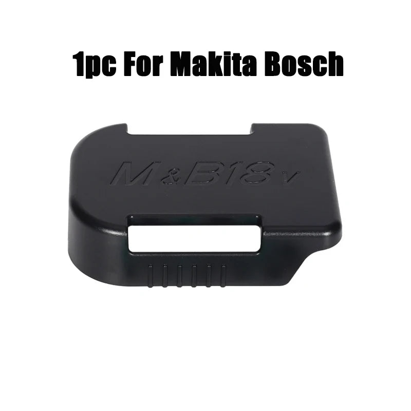 One piece battery storage rack for Makita and Bosch power tools