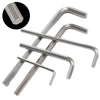A set of precision flat head Allen wrenches, including a single wrench shown in a circular inset.