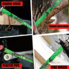 A set of precision reciprocating saw blades for cutting various materials including coarse wood, pruning green wood, plastic 