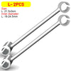 Two L-shaped heavy duty adjustable door hinge wrenches shown against a white background.