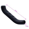Black silicone brake lever protector cover with a 80mm length and 3mm diameter.