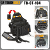 حقيبة تخزين وأدوات صلبة سوداء ToughBuilt TB-CT-104 للكهربائيين