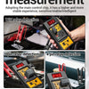 A collection of digital voltage and relay testers showing 12V, 5-pin, 4-pin, and 24V battery detection capabilities.