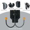 A black tool hook rotates 180 degrees, featuring solidly secured rivets and a thickened belt hook.