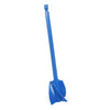 Blue epoxy mixer stirring rod used for mixing paint and resin.