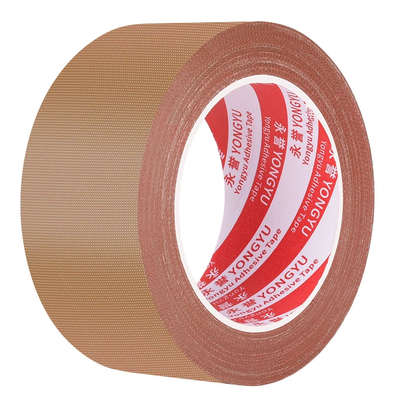 Roll of multi-color YONGYU adhesive tape on a cardboard core.