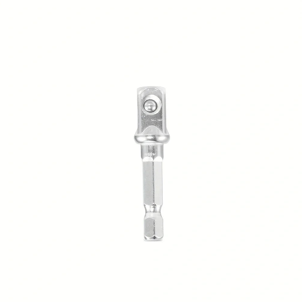 A silver adjustable universal socket wrench.