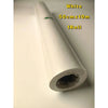 A roll of white craft paper measuring 50cm by 10m, shown diagonally.