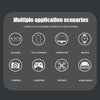 Graphique listant diverses applications : lunettes, téléphones, ordinateurs, montres, appareils photo, manettes, drones et