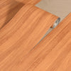Roll of wood grain self-adhesive wall stickers showing a warm reddish-brown tone.