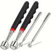 A set of telescopic magnetic grippers with black handles and silver tips shown against a white background.