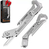 A set of multi-tool pliers and cutters made of stainless steel tools