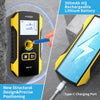 Yellow F-NIRS rechargeable lithium battery and a handheld metal detector unit with a Type-C charging port