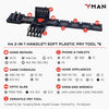 H4 2-in-1 soft plastic pry tool set with six different tips for various repairs and electronics.