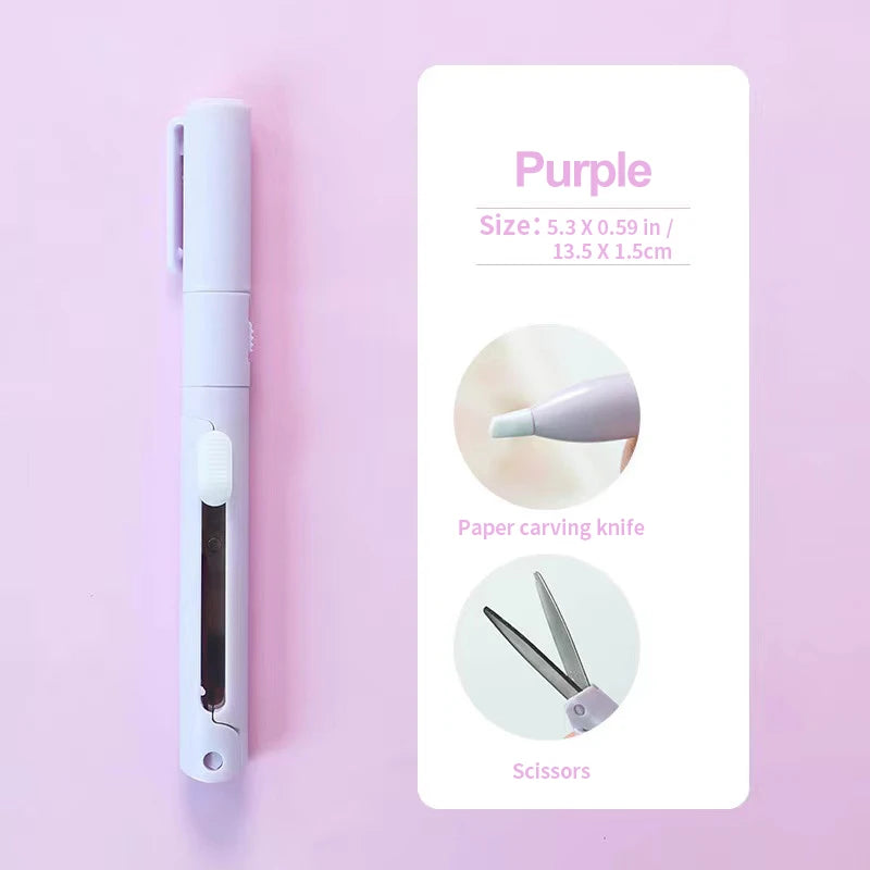 Mini Portable Crafting Scissors and Knife Set