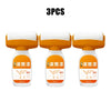 Tres kits de pintura DIY para reparar paredes en naranja y blanco con rodillos.