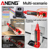 A multi-scenario voltage tester shows various functions including office, bedroom, and shopping mall socket detection.