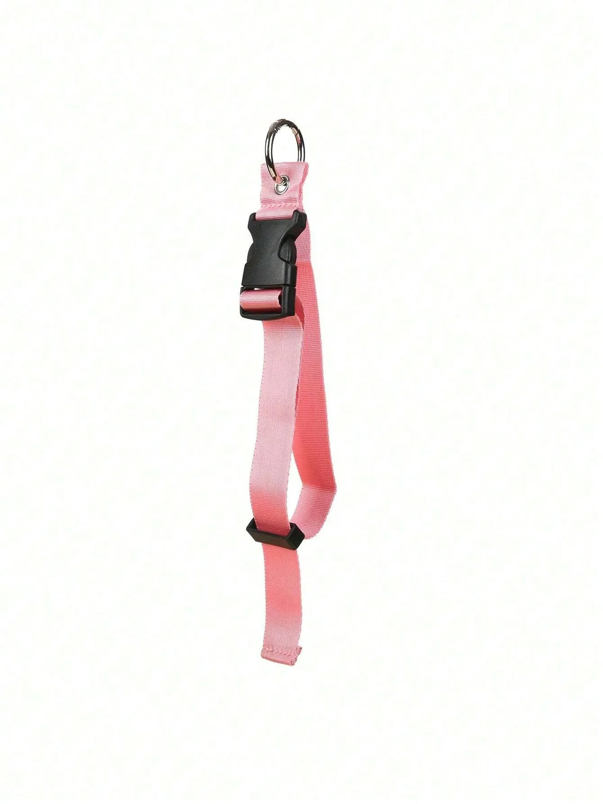 Rosa strap und Rucksackclip-Set mit schwarzer Hardware.