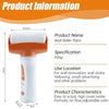 Kit de pintura para pared naranja y blanca con rodillo blanco para renovación y tinte.
