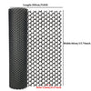 Rolle schwarzes Kunststoff-Drahtgeflecht, Länge 300 cm, Breite 40 cm.
