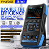 أداة رقمية سوداء من نوع FNI RSI 3 في 1 تحتوي على راسم إشارة، ومقياس متعدد، ومولد إشارات.