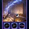 A product packaging featuring a photo of a lamp series display and options for Galaxy, Moon River, and Star River scenes.