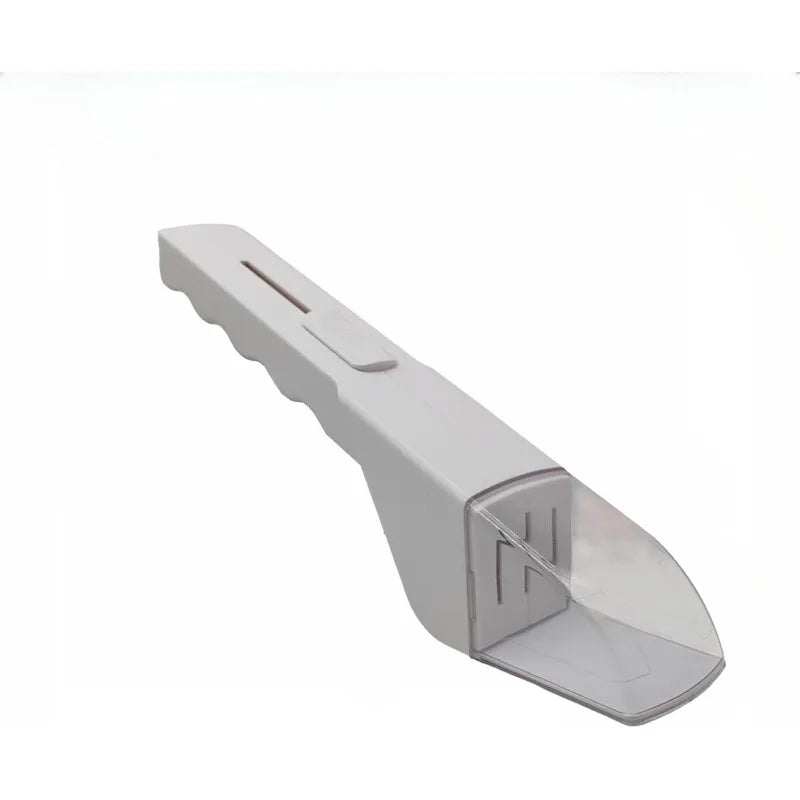 A white handheld insect trap designed for pest control.