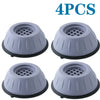 Four silicone feet pads used to reduce vibration and protect appliances.