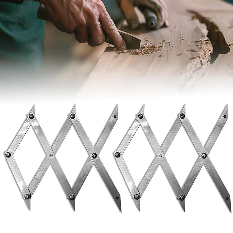 Ein Set präziser 3-Punkt-Zentrierwerkzeuge mit scharfen, abgeschrägten Metallspitzen.