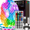 Tira de luces LED RGB programables con espectáculo de colores y panel de control