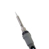 A close-up view of a precision digital soldering iron tip and body for electronics repair.