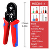 Lion Rage HSC8 6-4 crimping tool kit with wire stripper in red and blue colors
