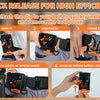 Instructions show how to attach and remove a small tool pouch using a quick release belt clip.