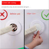 Before and after images showing the use of a two-piece sealing putty for household patching